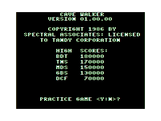 Cave Walker abandonware