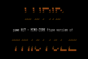 Mini-Zork abandonware