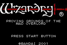 Wizardry: Proving Grounds of the Mad Overlord 0