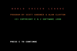 World Soccer League abandonware